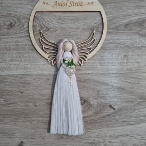 Aniołek makramowy