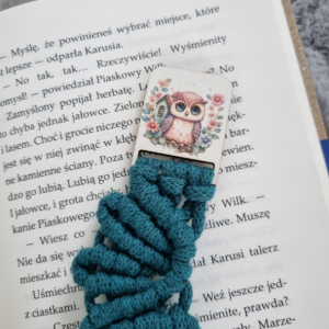 Zakładka do książki handmade – makrama